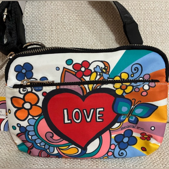 Brighton NWT Power of Love shoulder to crossbody Bag - Picture 2 of 13
